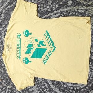 Large Minecraft shirt